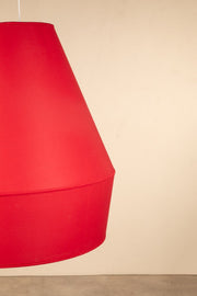 PENDANT LAMPS Kiwach Large Conical Pendant (Deep Red)