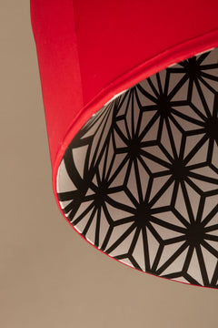 PENDANT LAMPS Kiwach Large Conical Pendant (Deep Red)