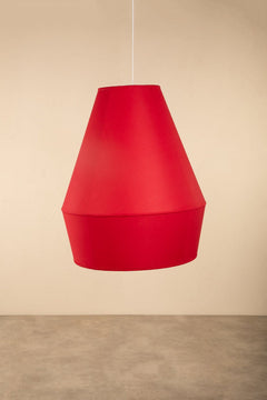 Red Large Conical Pendant