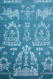 PRINT & PATTERN UPHOLSTERY FABRICS Koda Grama Printed Upholstery Fabric (Dark Teal)