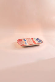 SERVING PLATTERS Kongu  Madder Red Nut Tray