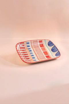 Kongu Ceramic Snack Tray Wall Plate