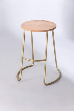 Koyo Acacia Wood And Metal Stool