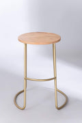 STOOLS Koyo Acacia Wood And Metal Stool