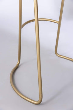 STOOLS Koyo Acacia Wood And Metal Stool