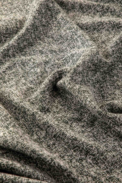 SOLID & TEXTURED UPHOLSTERY FABRICS Kufrislate Grey Tweed Upholstery Fabric