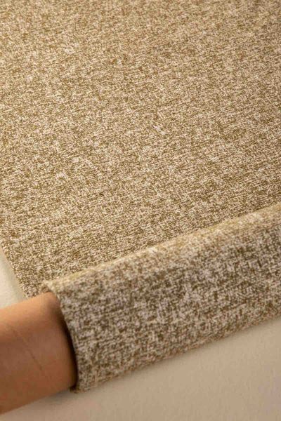 SOLID & TEXTURED UPHOLSTERY FABRICS Kufriwood Brown Tweed Upholstery Fabric