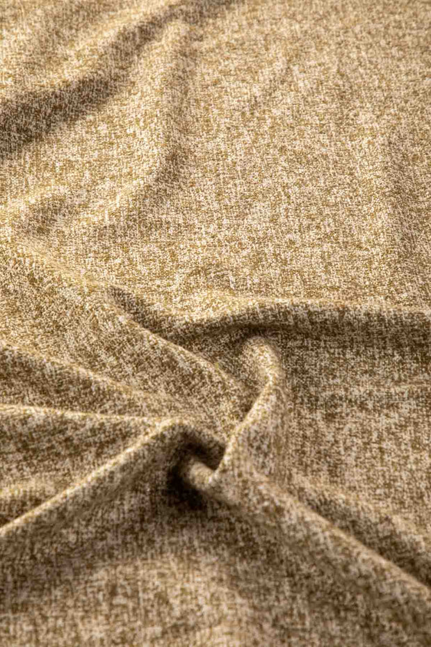 SOLID & TEXTURED UPHOLSTERY FABRICS Kufriwood Brown Tweed Upholstery Fabric