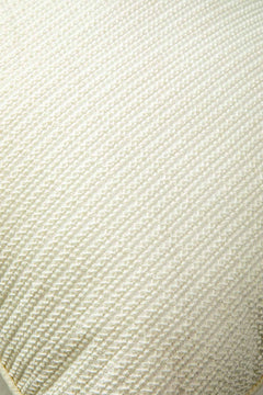 SOLID & TEXTURED CUSHIONS Kufri Off White Cushion Cover (46 X 46 Cm)