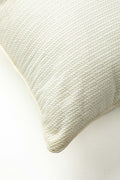 SOLID & TEXTURED CUSHIONS Kufri Off White Cushion Cover (46 X 46 Cm)