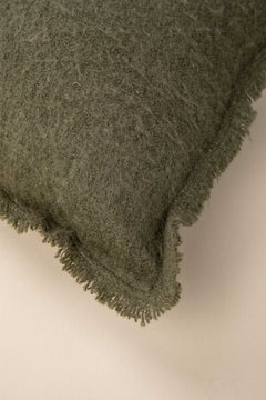 SOLID & TEXTURED CUSHIONS Kufri Forest Sage Cushion Cover (46 X 46 Cm)