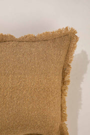 SOLID & TEXTURED CUSHIONS Kufri Tobacco Leaf Cushion Cover (46 X 46 Cm)