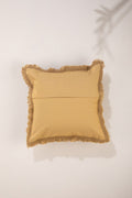 SOLID & TEXTURED CUSHIONS Kufri Tobacco Leaf Cushion Cover (46 X 46 Cm)