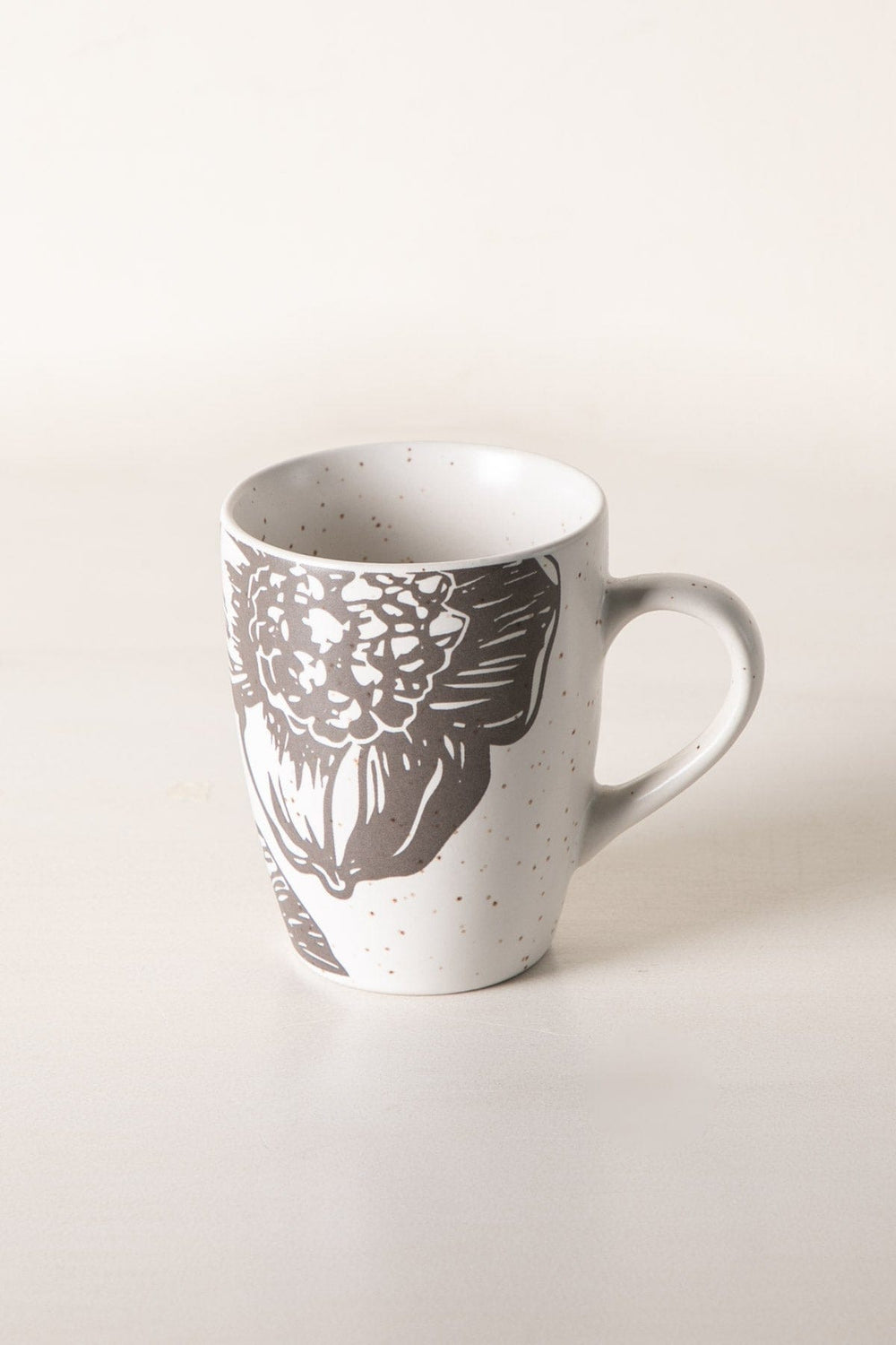 MUGS & CUPS Kuru Charcoal Coffee Mug (Set Of 2)