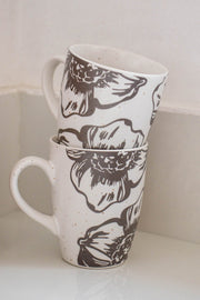 MUGS & CUPS Kuru Charcoal Coffee Mug (Set Of 2)