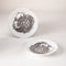 Kuru Ceramic Snack Plate (Set Of 2)