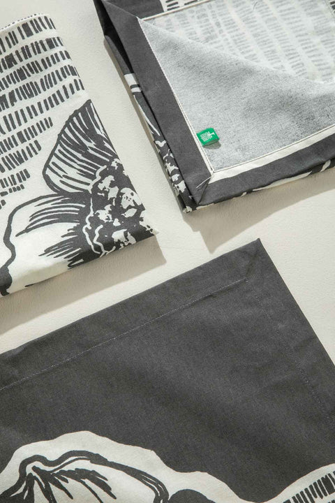 NAPKINS Kuru  Charcoal Dinner Napkin
