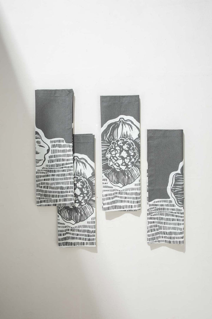 NAPKINS Kuru  Charcoal Dinner Napkin
