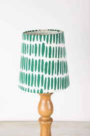 LAMPSHADES Kyoto Small Taper Lampshade (Green And White)
