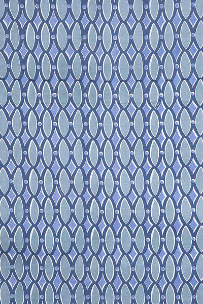 CURTAINS Lakka Cotton Drapes And Blinds (Blue)