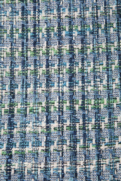 SWATCHES Wetlands Tweed Upholstery Fabric (Algae Blue) Swatch