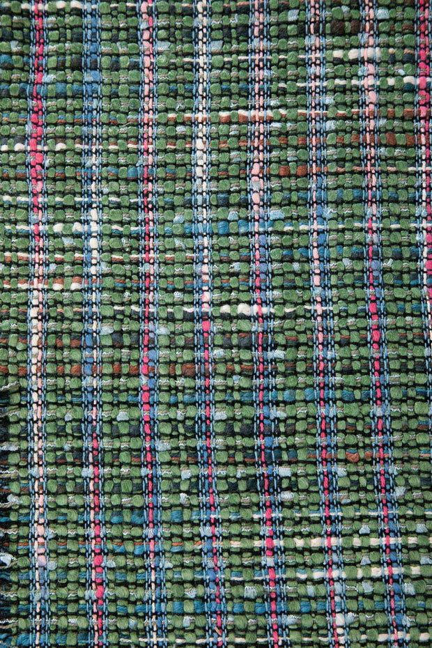 SWATCHES Circutree Tweed Upholstery Fabric (Park Green) Swatch