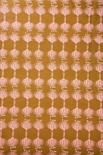 SWATCHES Aphim Printed Brown Haze Upholstery Fabric Swatch