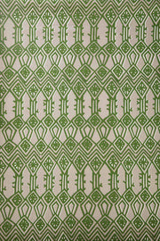 SWATCHES Arka Stem Green Printed Upholstery Fabric Swatch