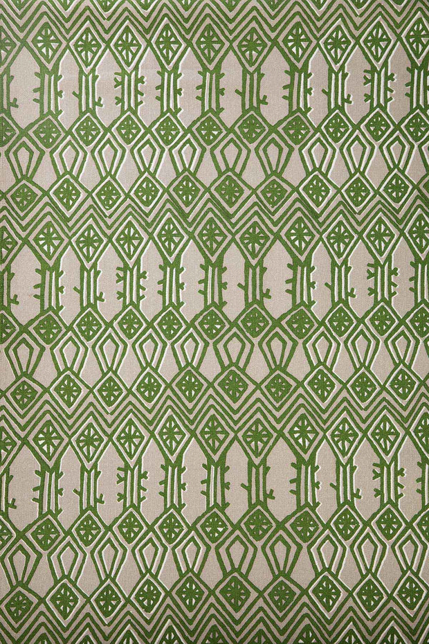 SWATCHES Arka Stem Green Printed Upholstery Fabric Swatch