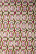 PRINT & PATTERN UPHOLSTERY FABRICS Landfall Ogee Mineral Green Printed Upholstery Fabric