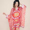 Landfall Ogee Kaftan Top (Mineral Red)