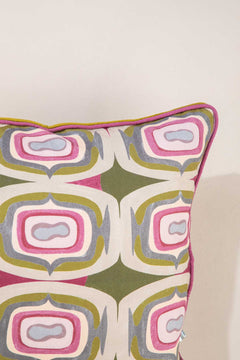 PRINT & PATTERN CUSHIONS Landfall Ogee Mineral Green Cushion Cover (41 X 41 Cm)