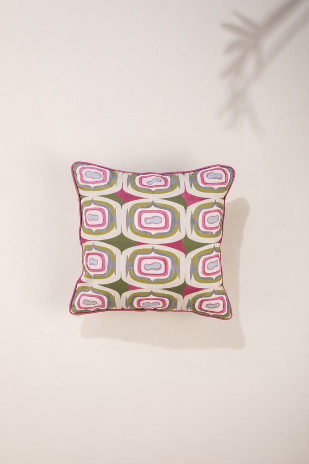 PRINT & PATTERN CUSHIONS Landfall Ogee Mineral Green Cushion Cover (41 X 41 Cm)