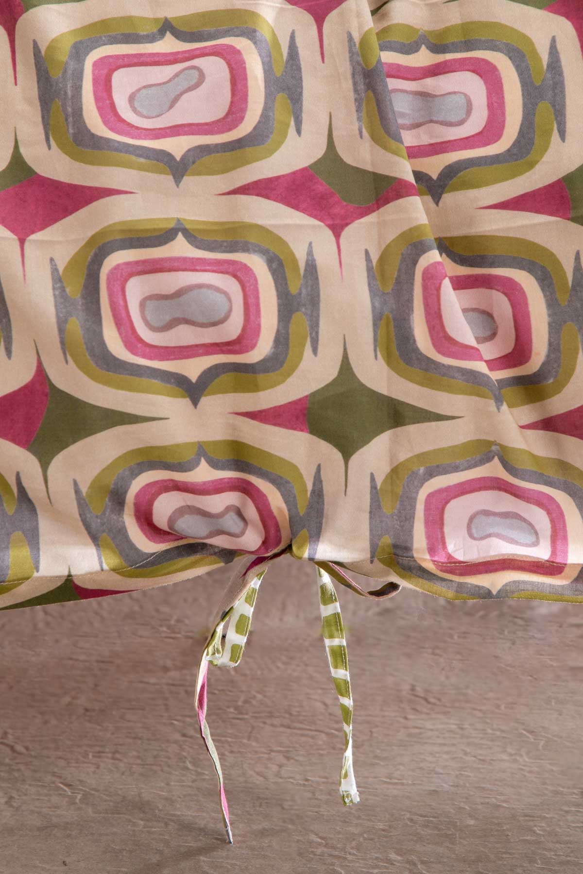 DUVET COVERS Landfall Ogee Mineral Green Duvet Cover