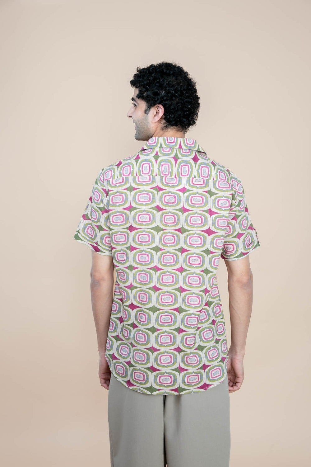 SHIRTS Landfall Ogee Printed Camp Shirt (Mineral Green)