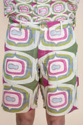 SHORTS Landfall Ogee Printed Camp Shorts (Mineral Green)