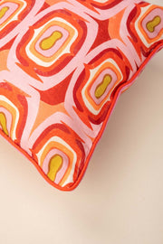 PRINT & PATTERN CUSHIONS Landfall Ogee Mineral Red Cushion Cover (41 X 41 Cm)