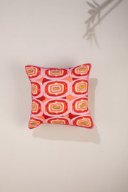 PRINT & PATTERN CUSHIONS Landfall Ogee Mineral Red Cushion Cover (41 X 41 Cm)