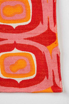 PRINT & PATTERN RUGS Landfall Ogee Printed Rug (Mineral Red)