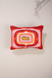 PRINT & PATTERN CUSHIONS Landfall Ogee Mineral Red Cushion Cover (36 X 51 Cm)