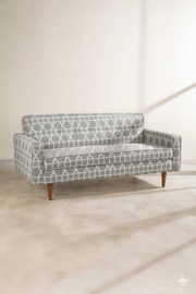 SWATCHES Lattice Grey Upholstery Fabric Swatch