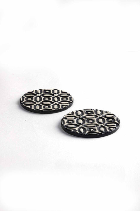TRIVETS & COASTERS Lattice Ceramic Table Coasters