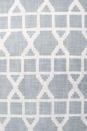 PRINT & PATTERN HEAVY FABRICS Lattice Printed Heavy Fabric And Curtains (Grey)