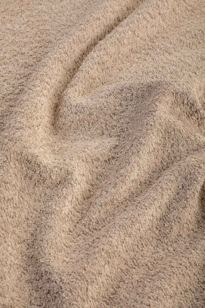 SOLID & TEXTURED UPHOLSTERY FABRICS Leh Boucle Upholstery Fabric (Beige)