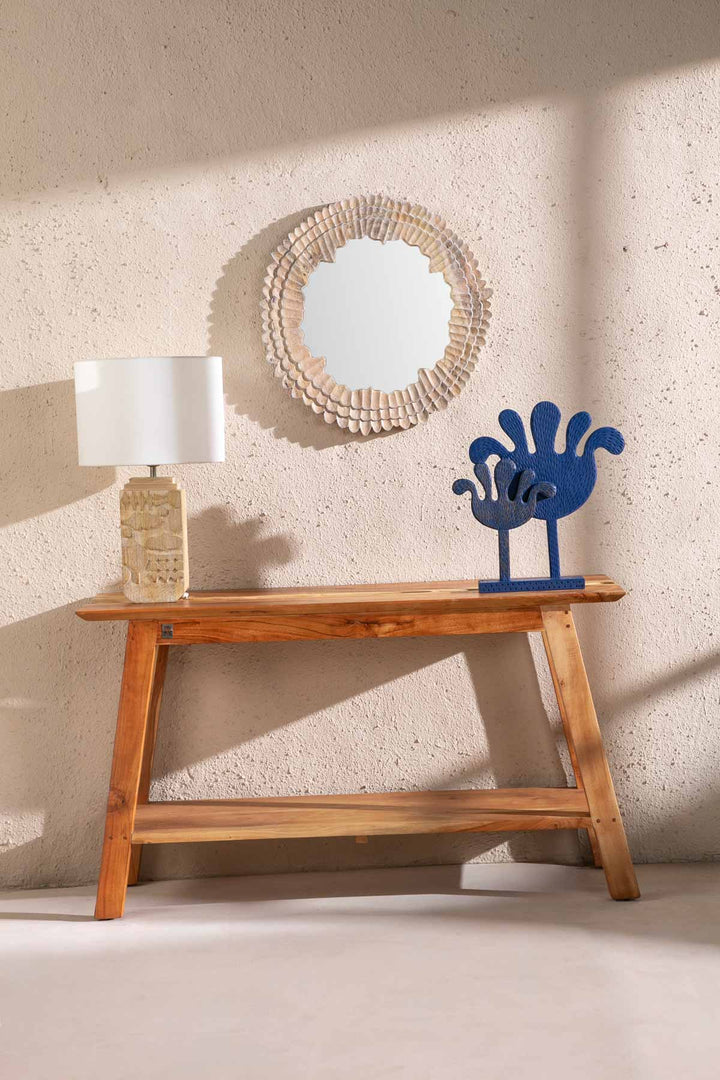 CONSOLE TABLES Live Edge Acacia Wood Console Table