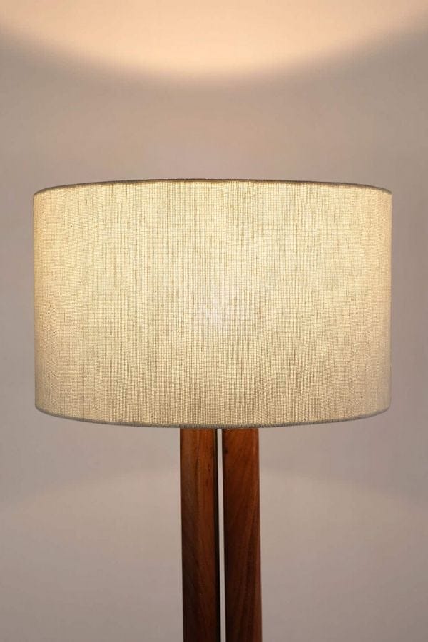 Loose Weave Extra Large Drum Lampshade (Grey)