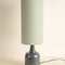 Luna Table Lamp with Solid Tall Lampshade (Sage Green)