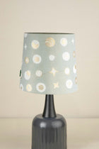 Luna Table Lamp with Celestial Sky Taper Lampshade (Lunar Gold)