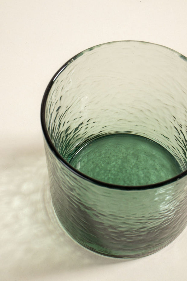 DRINKING GLASSES Lush Forest Green Cocktail Glass (Set Of 2)