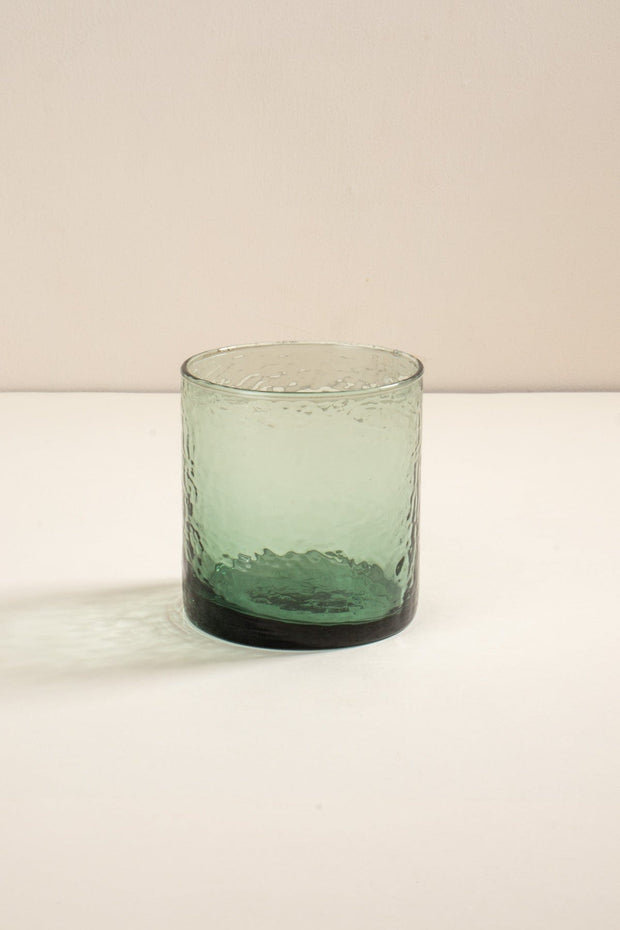DRINKING GLASSES Lush Forest Green Cocktail Glass (Set Of 2)